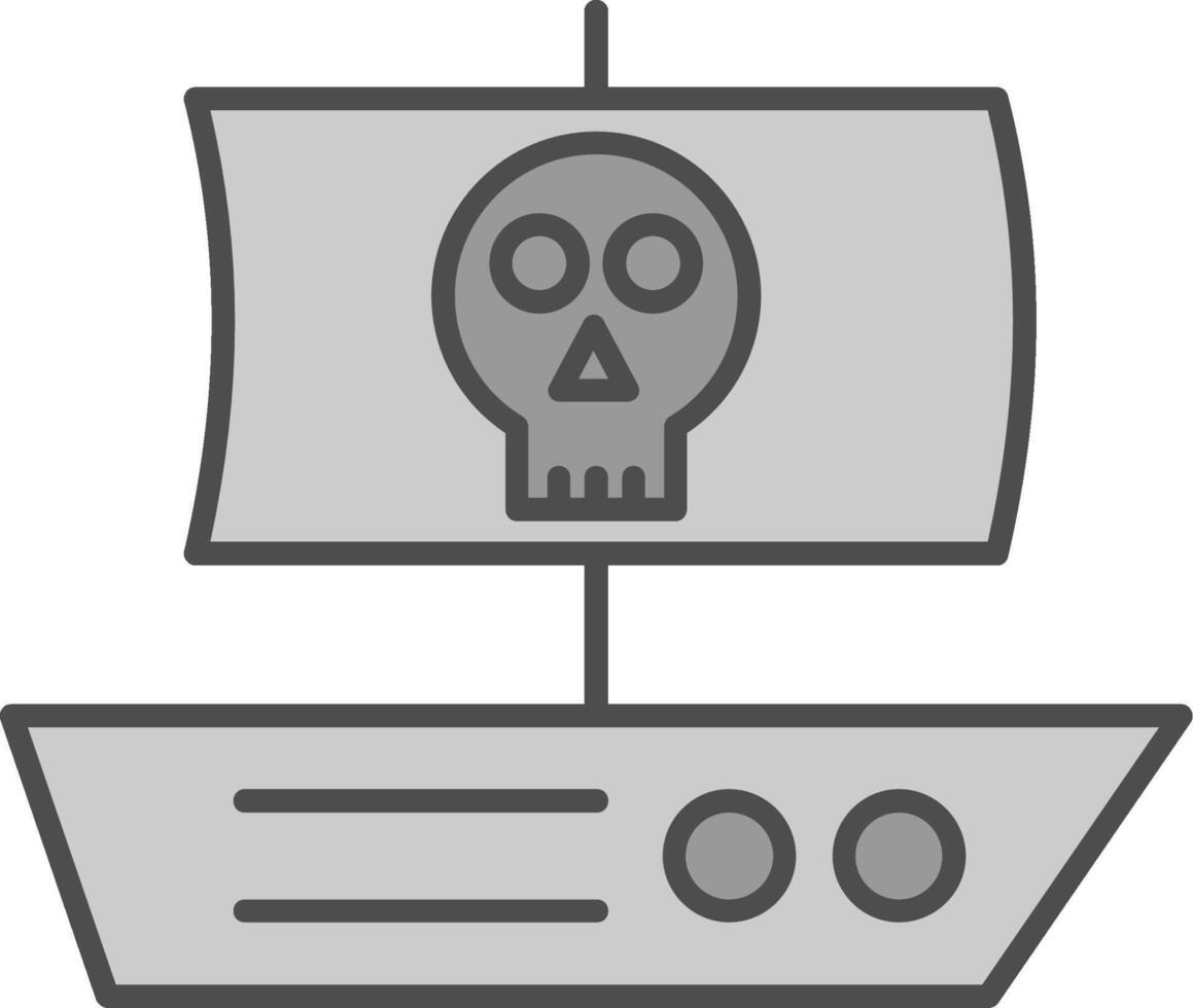 Pirate Fillay Icon vector