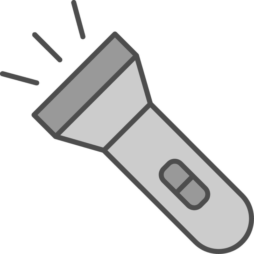 Torch Fillay Icon vector