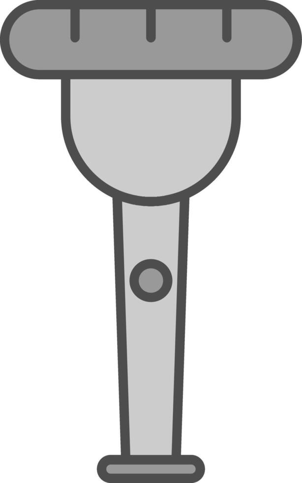 Wooden Leg Fillay Icon vector
