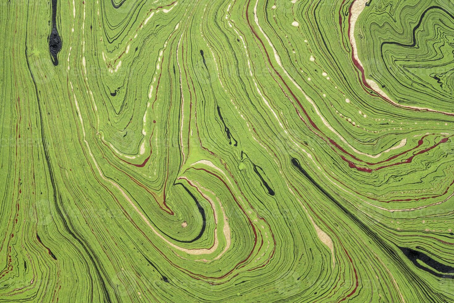 green marbled paper background photo