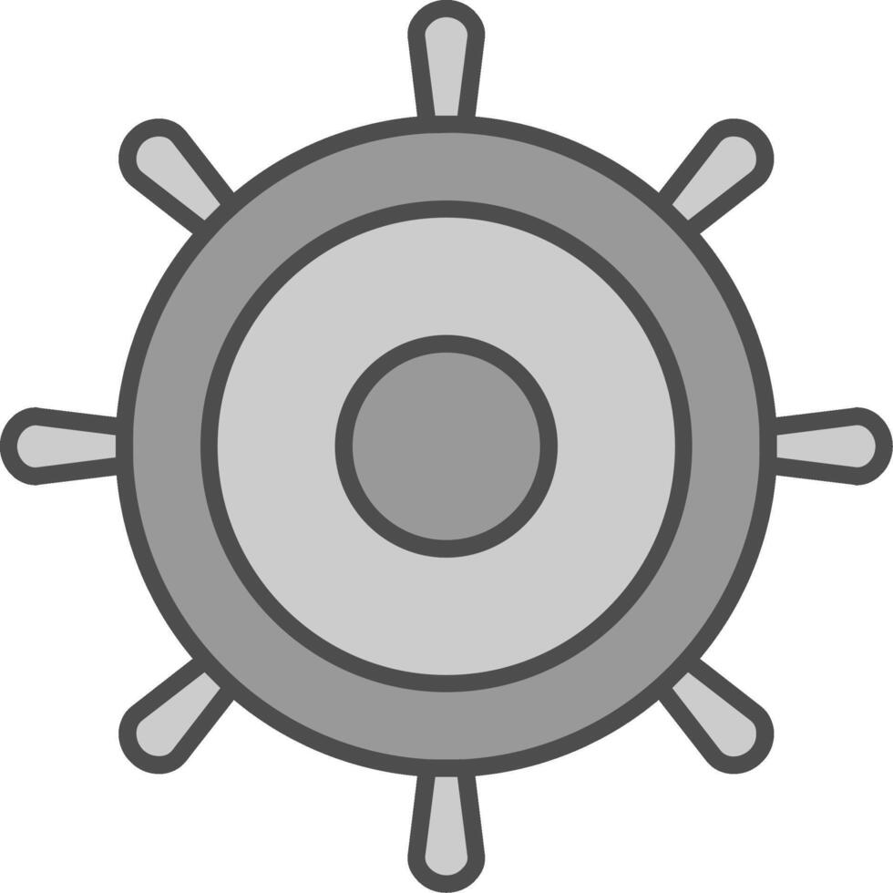 Helm Fillay Icon vector