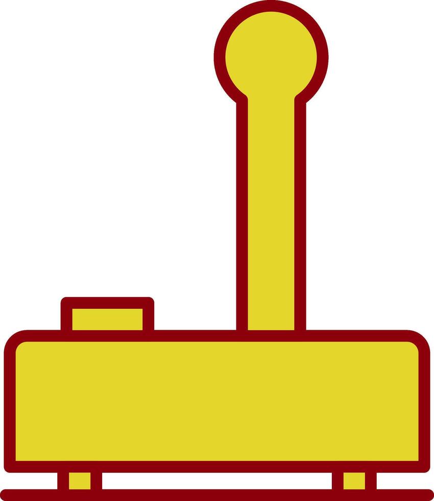 Joystick Line Two Color Icon vector
