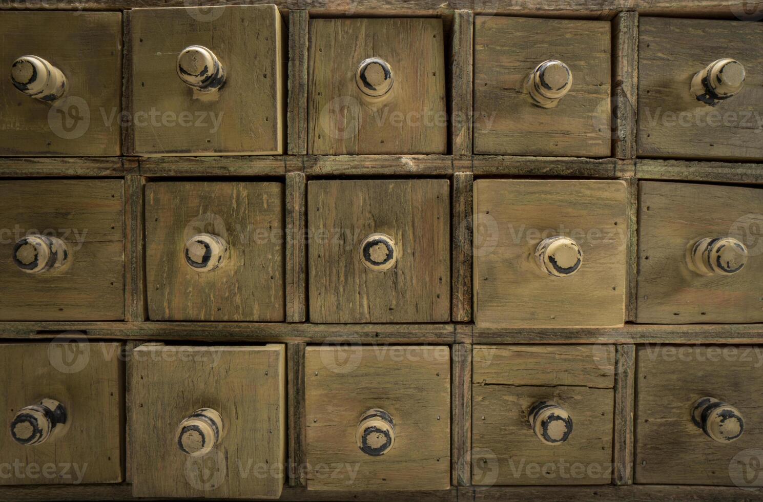 rustic drawer cabinet photo