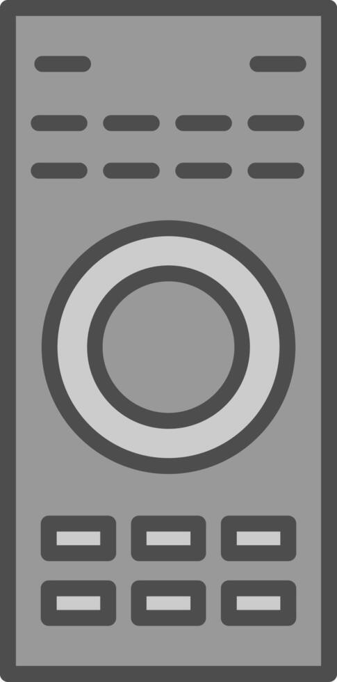 Remote Fillay Icon vector
