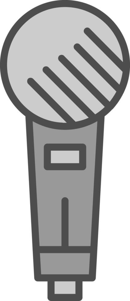Mic Fillay Icon vector