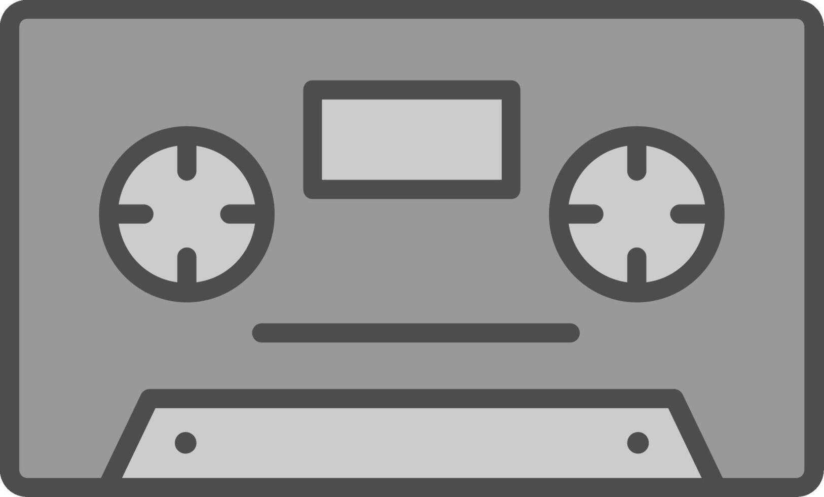 Cassette Fillay Icon vector