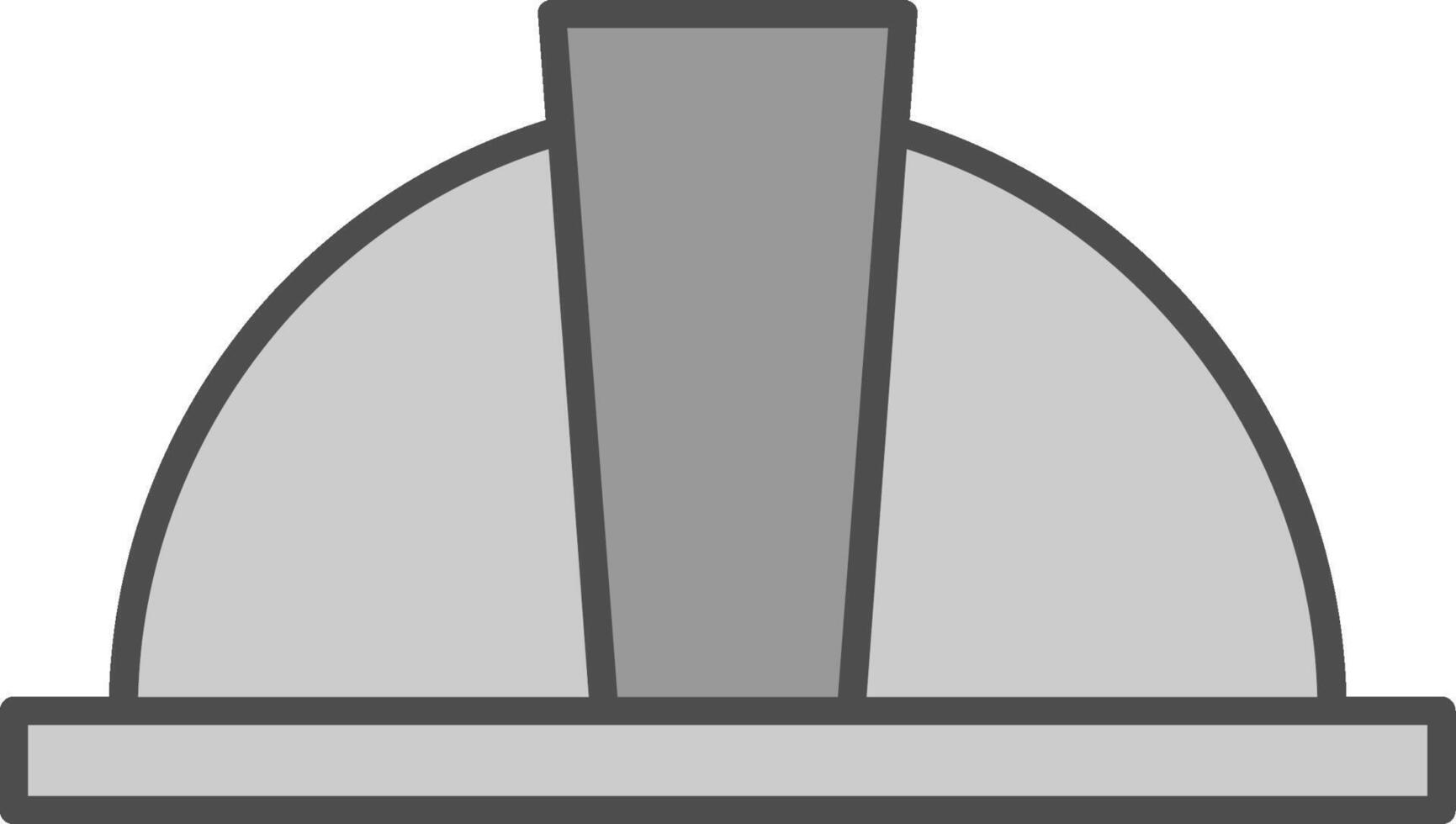 difícil sombrero relleno icono vector