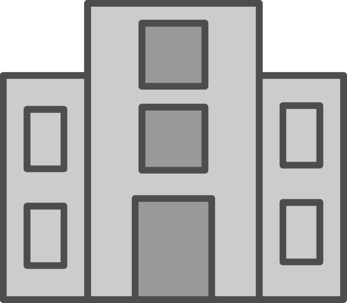 Building Fillay Icon vector