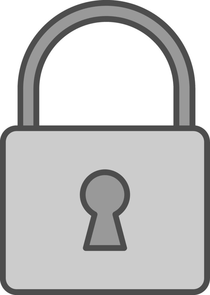 Security Fillay Icon vector