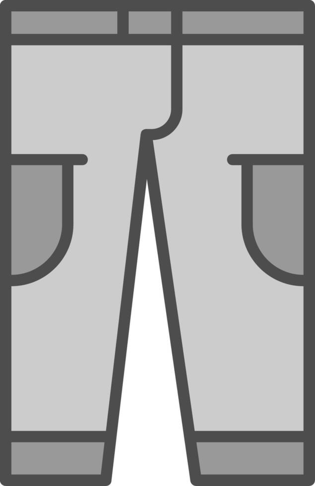 Pant Design Fillay Icon vector