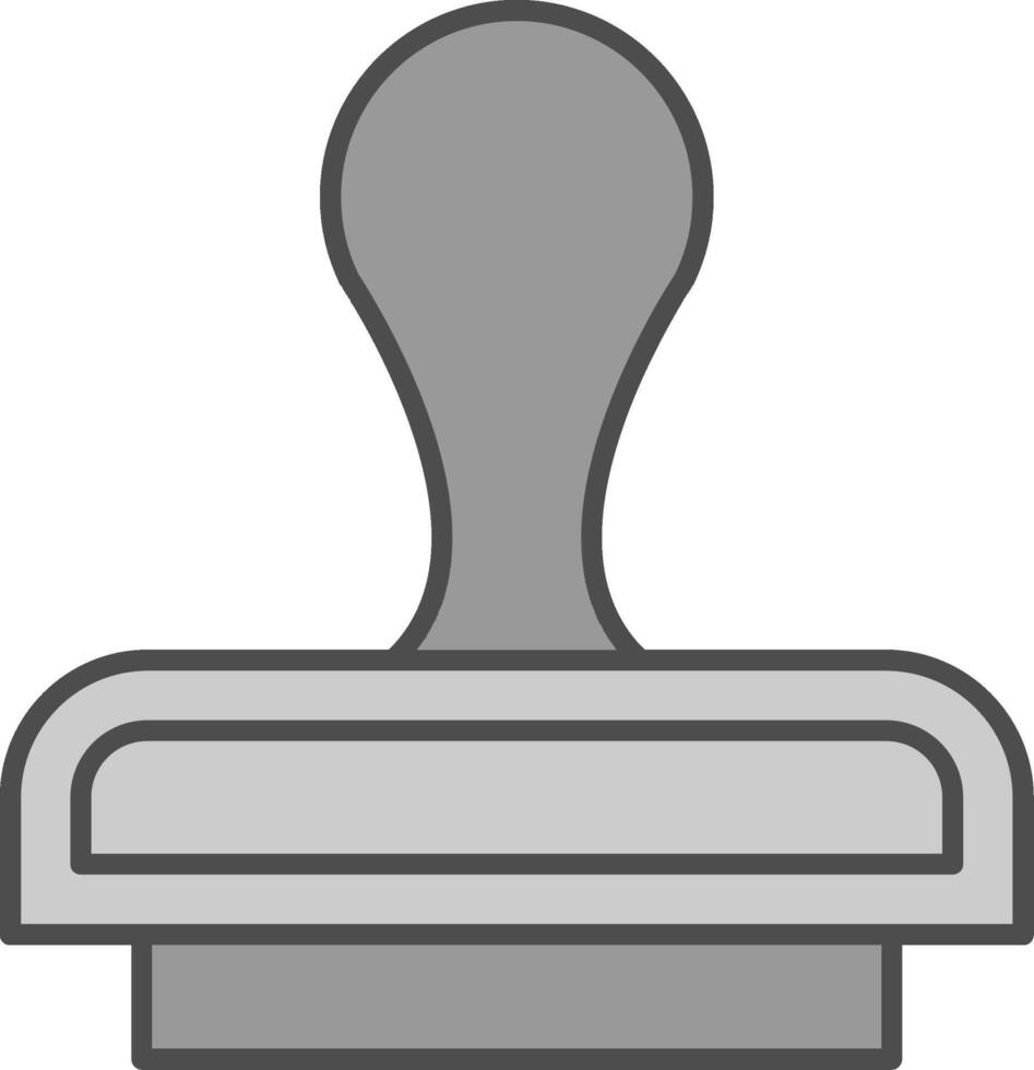 Stamp Fillay Icon vector