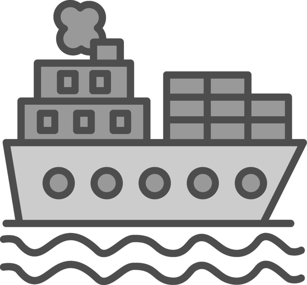 Shipping Fillay Icon vector