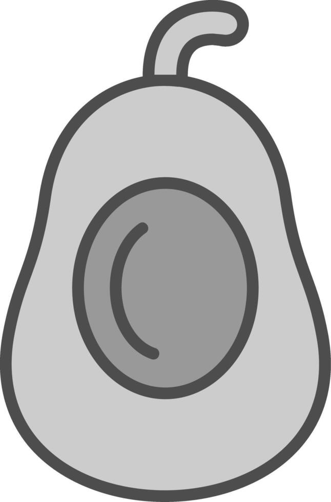 Avocados Fillay Icon vector