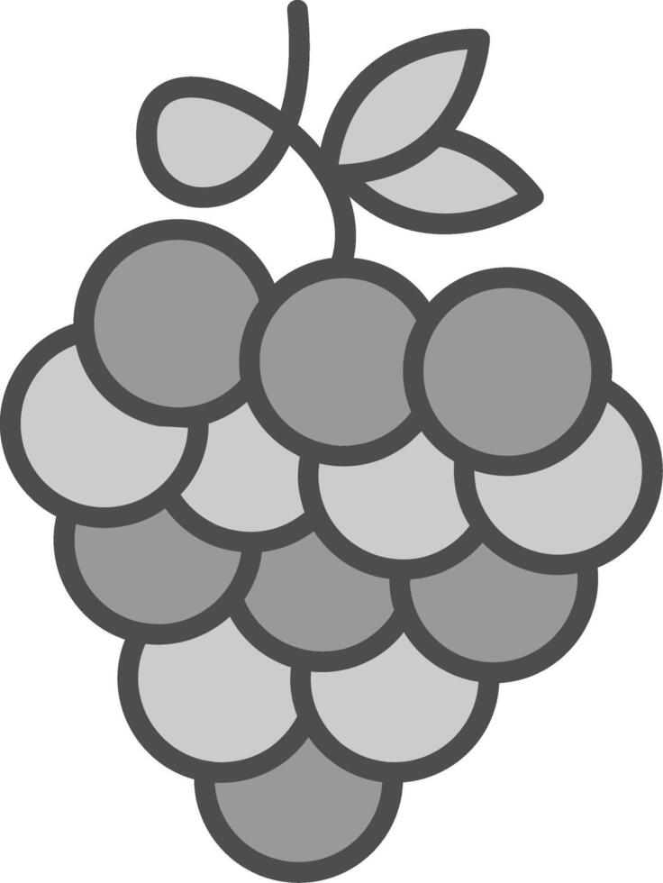 zinfandel uvas relleno icono vector