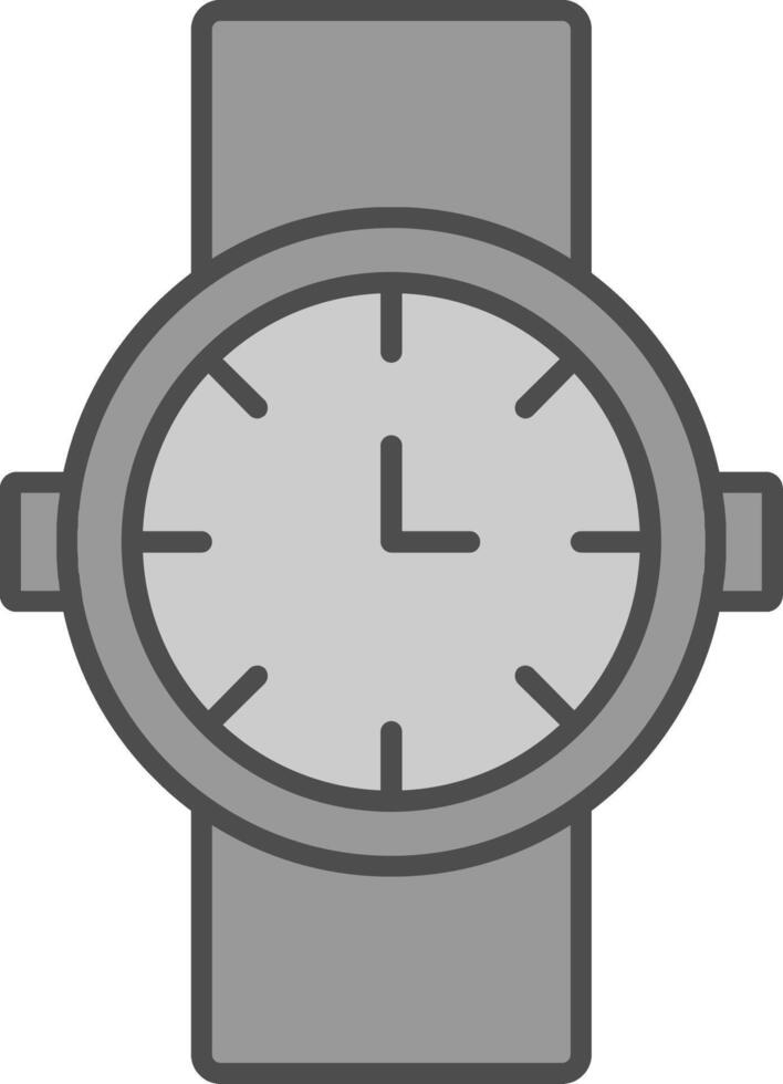 Watch Fillay Icon vector