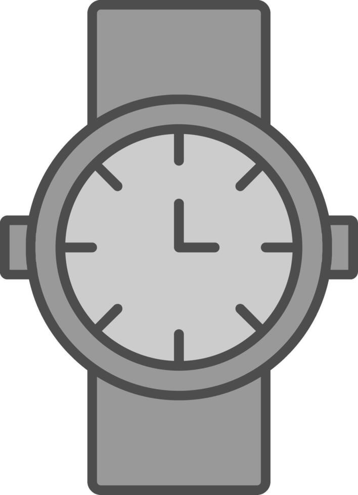 reloj relleno icono vector