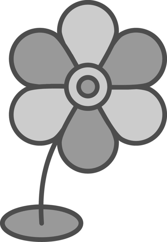 Flower Fillay Icon vector