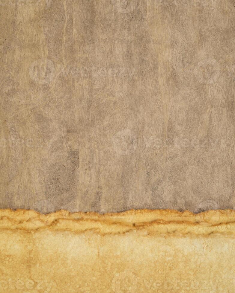 abstract paper landscape in earth pastel tones - collection of handmade art papers photo