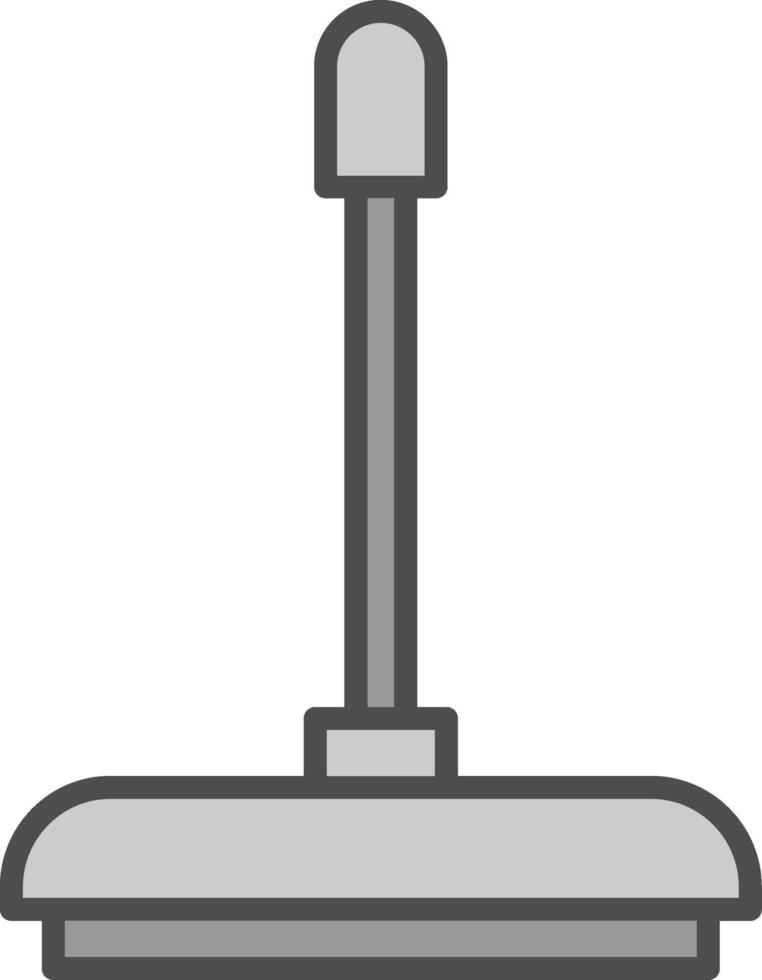 piso limpiaparabrisas relleno icono vector