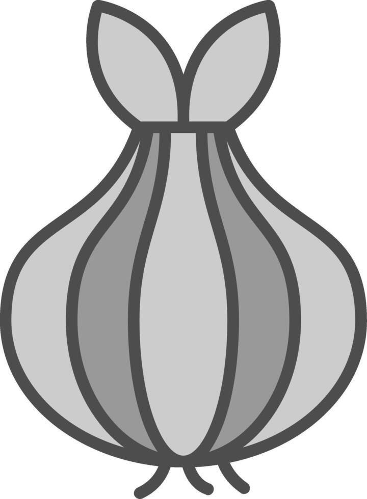 cebolla relleno icono vector