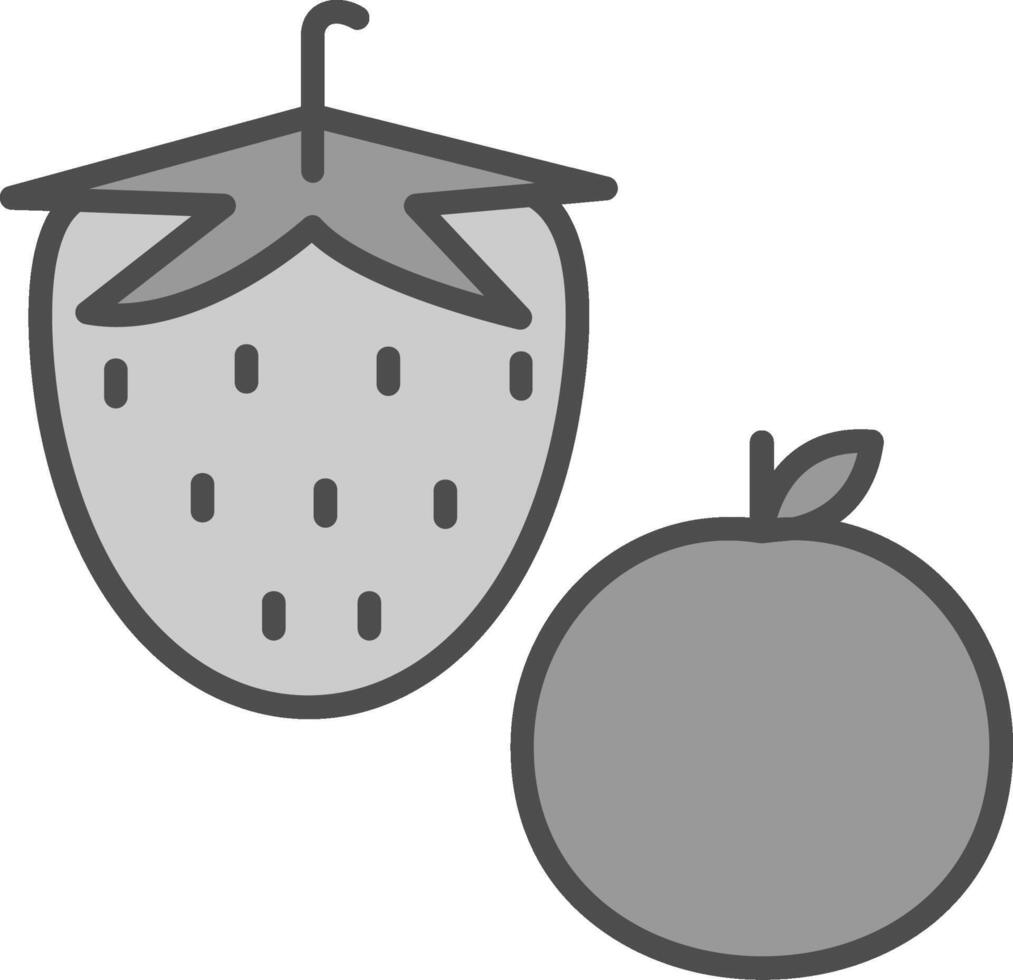Fruit Fillay Icon vector