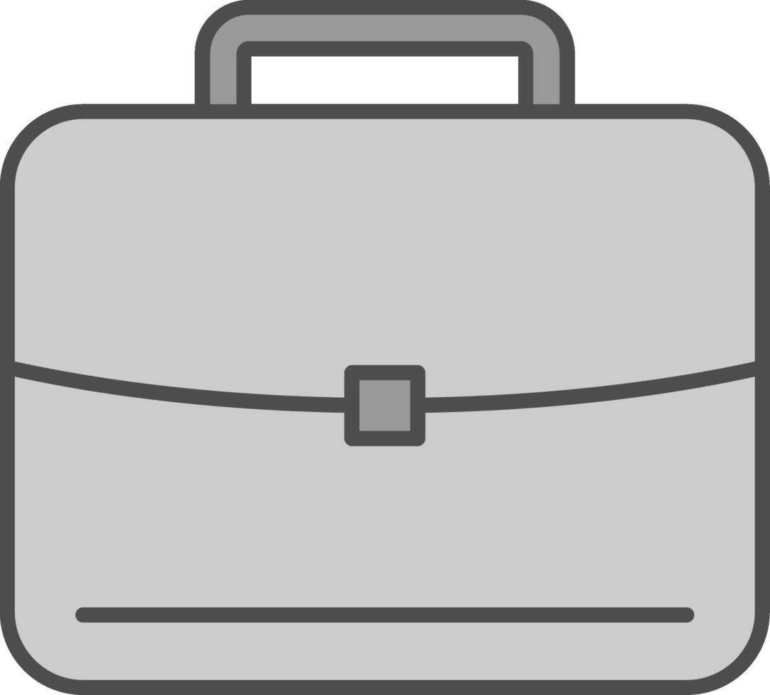 Briefcase Line Two Color Icon vector