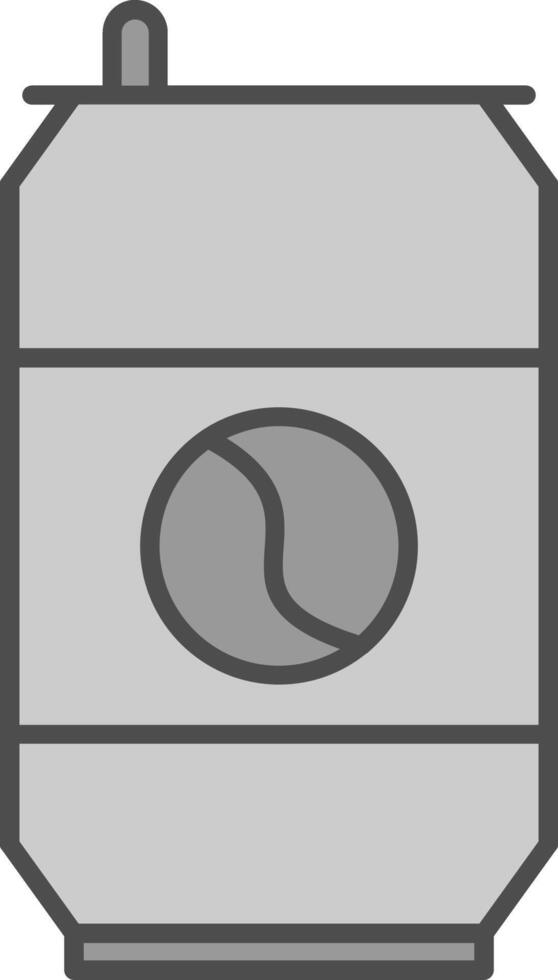 Soda Can Fillay Icon vector