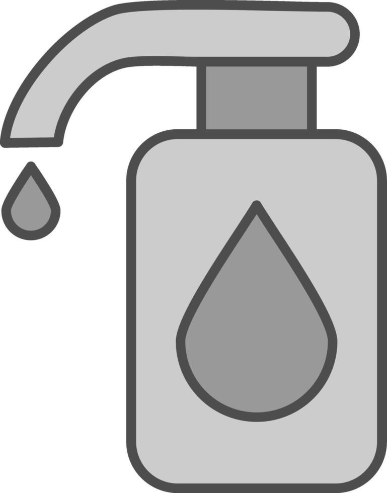 Cleaning Liquid Fillay Icon vector