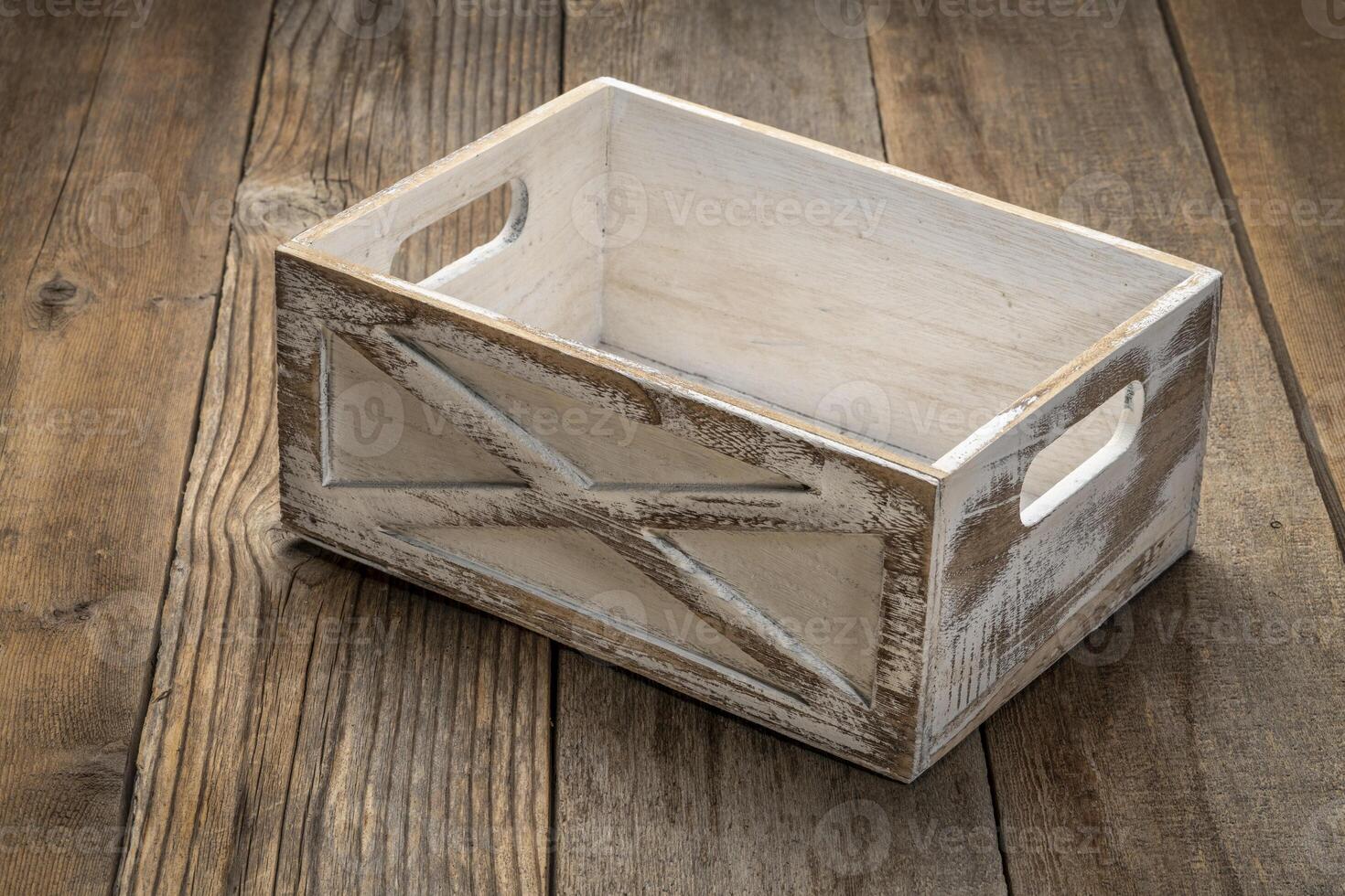 small rustic storage crate photo