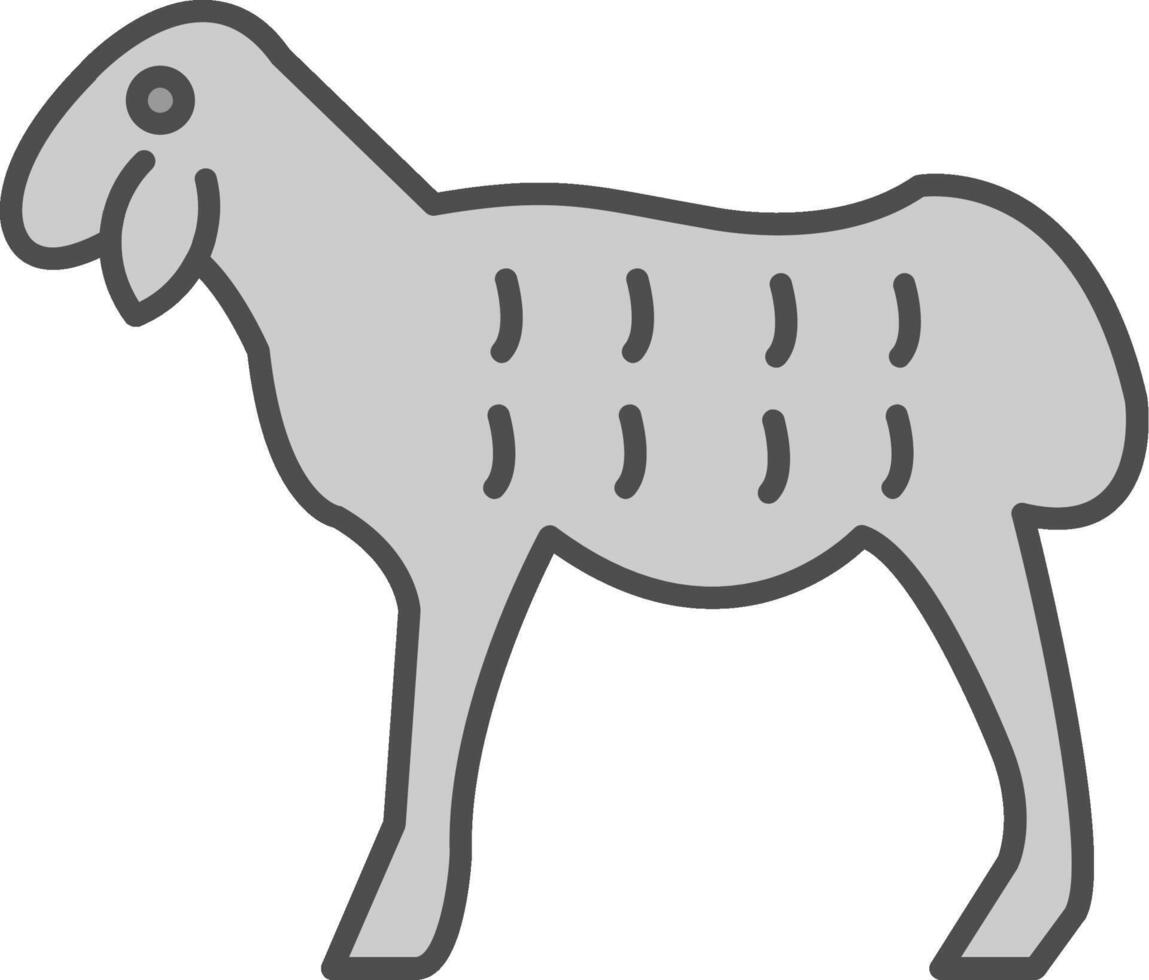 Sheep Fillay Icon vector