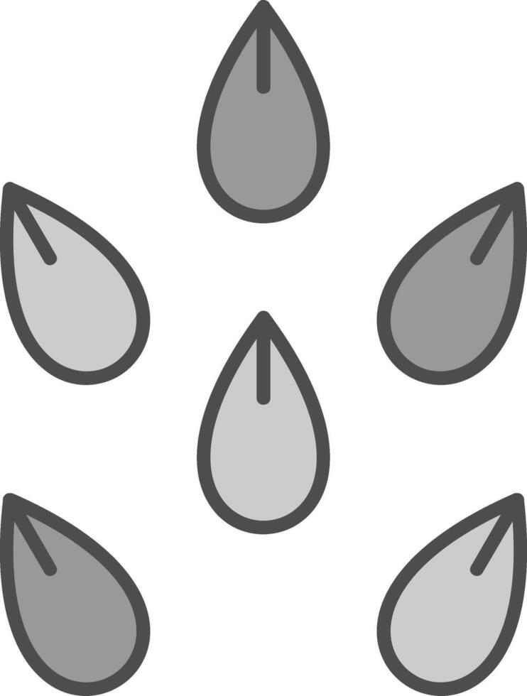 Seeds Fillay Icon vector