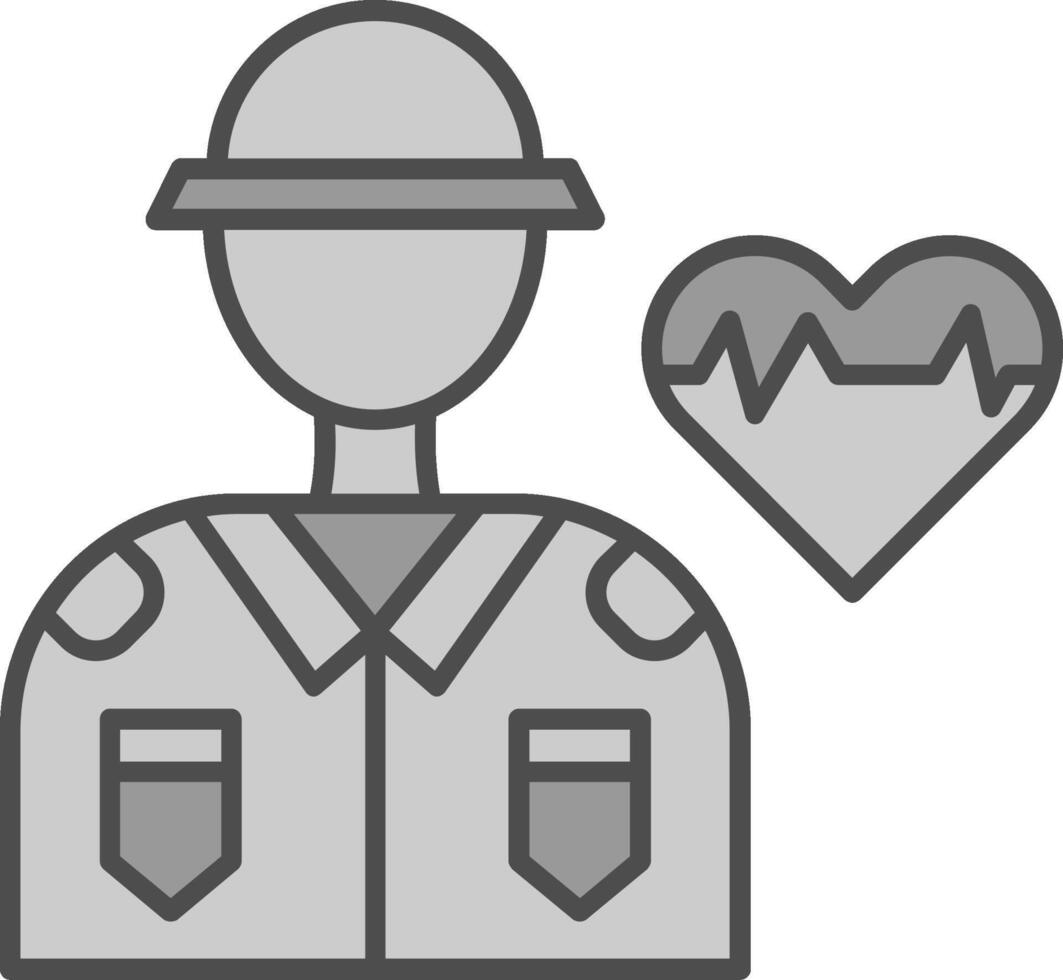 Medic Fillay Icon vector