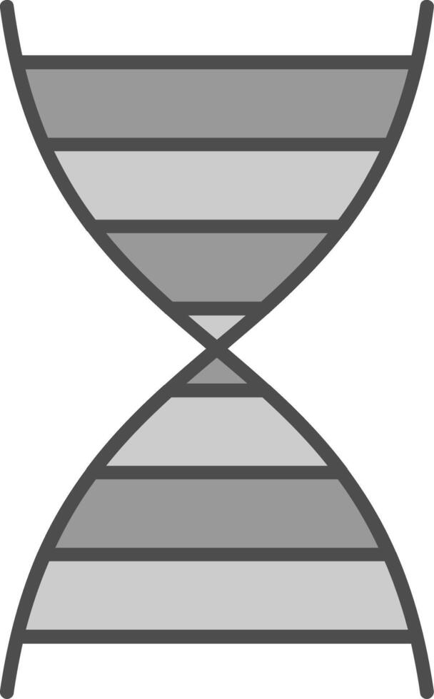 DNA Fillay Icon vector