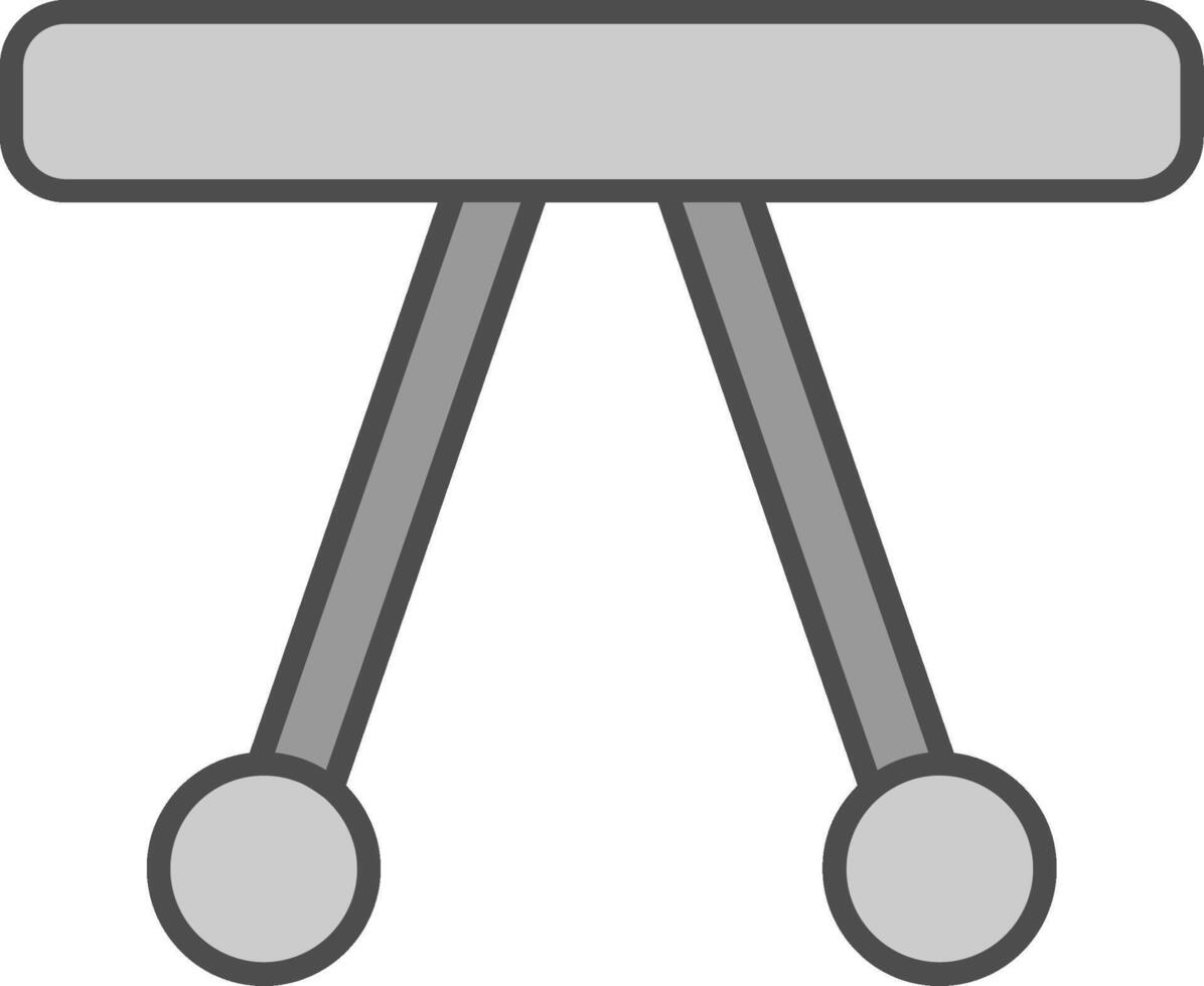 Swinging Cradle Fillay Icon vector
