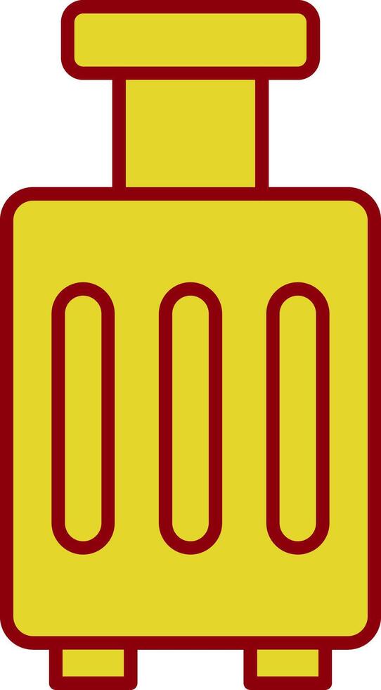 Luggage Line Two Color Icon vector