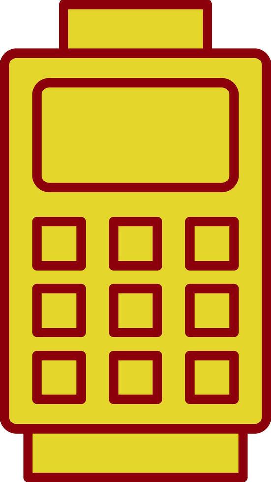 Card Reader Line Two Color Icon vector