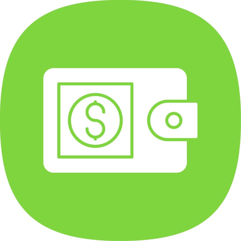 Wallet Line Two Color Icon vector