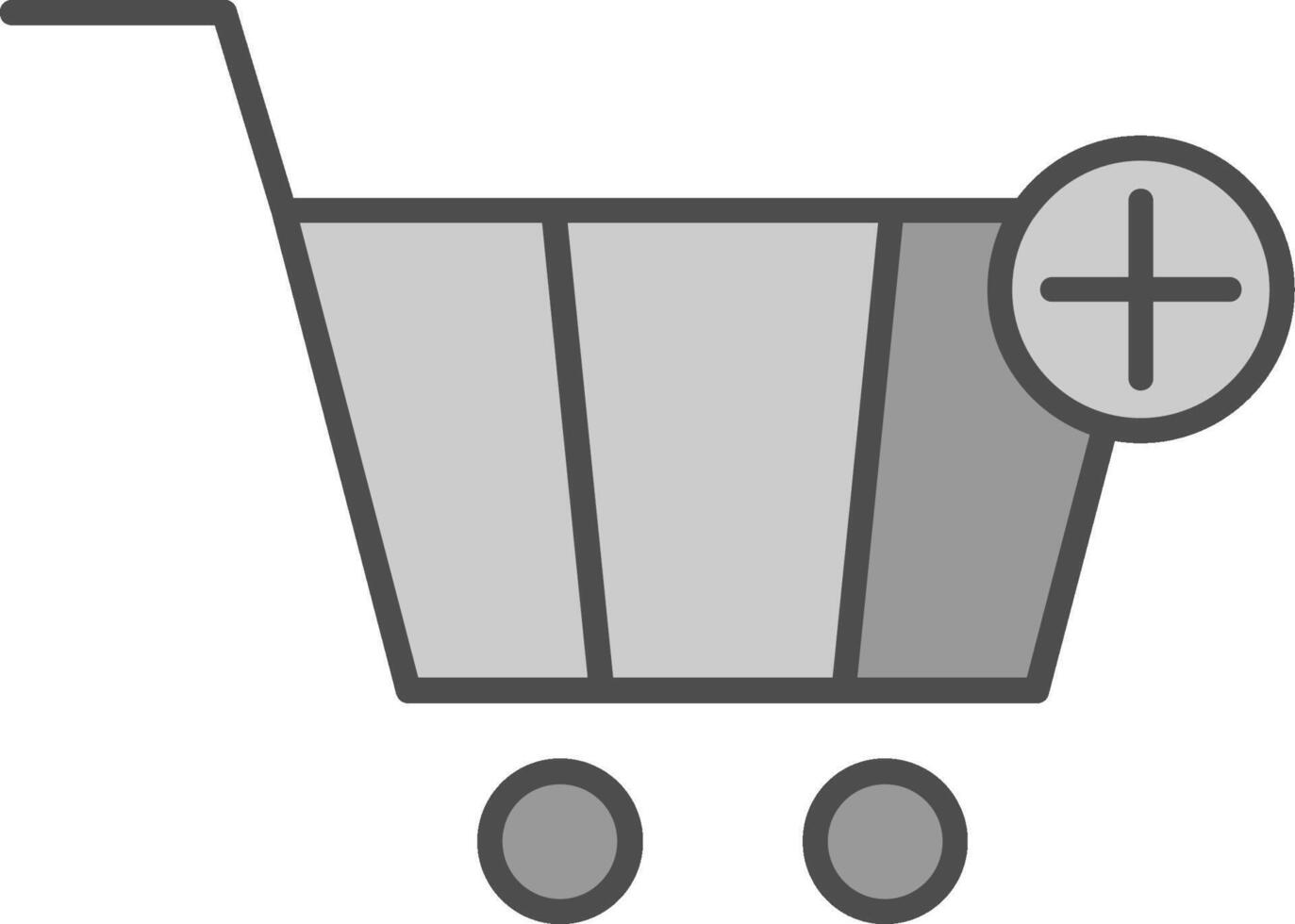 Add To Cart Fillay Icon vector