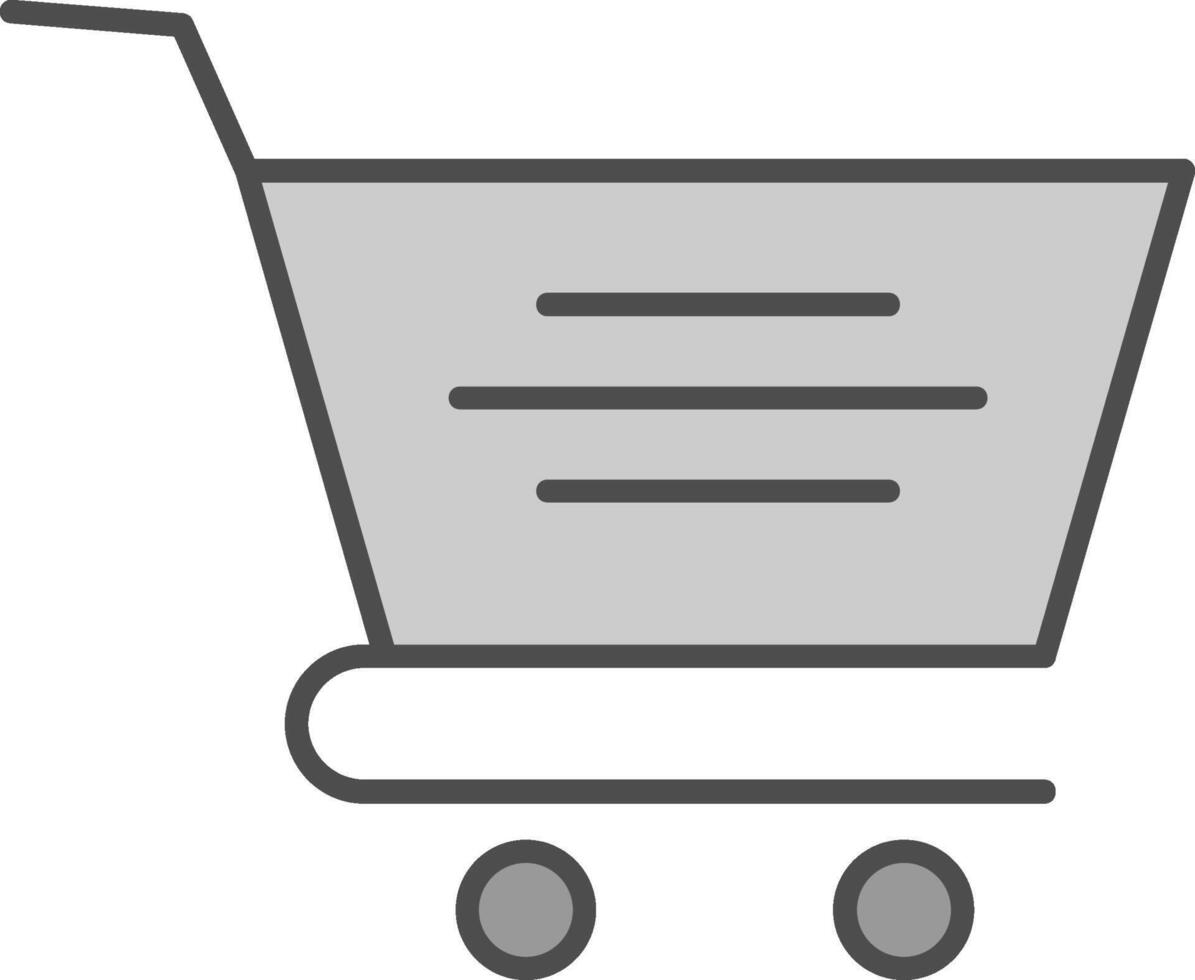 Cart Fillay Icon vector