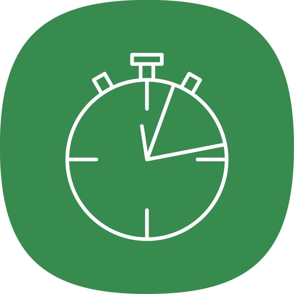 Limited Time Line Curve Icon vector