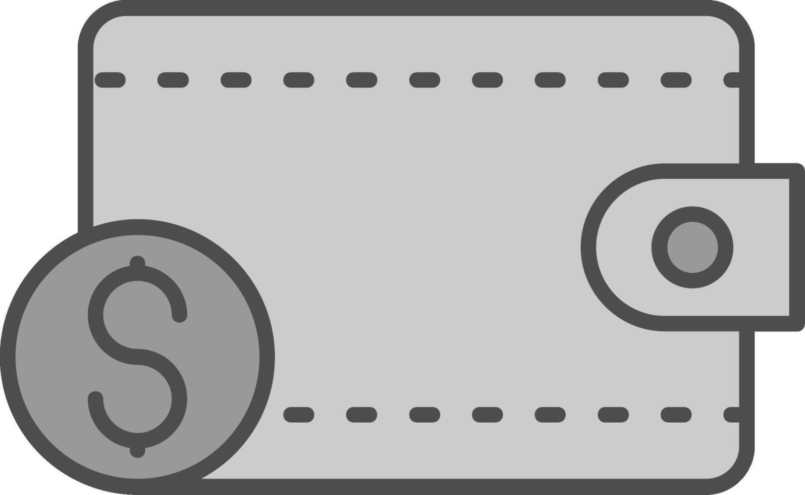 Purse Fillay Icon vector