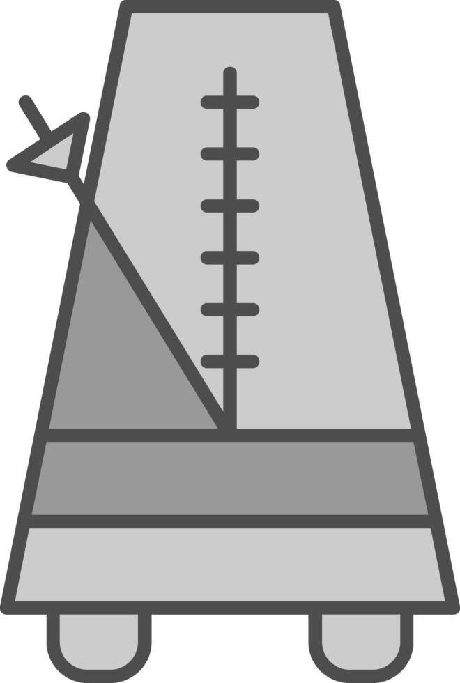 Metronome Fillay Icon vector