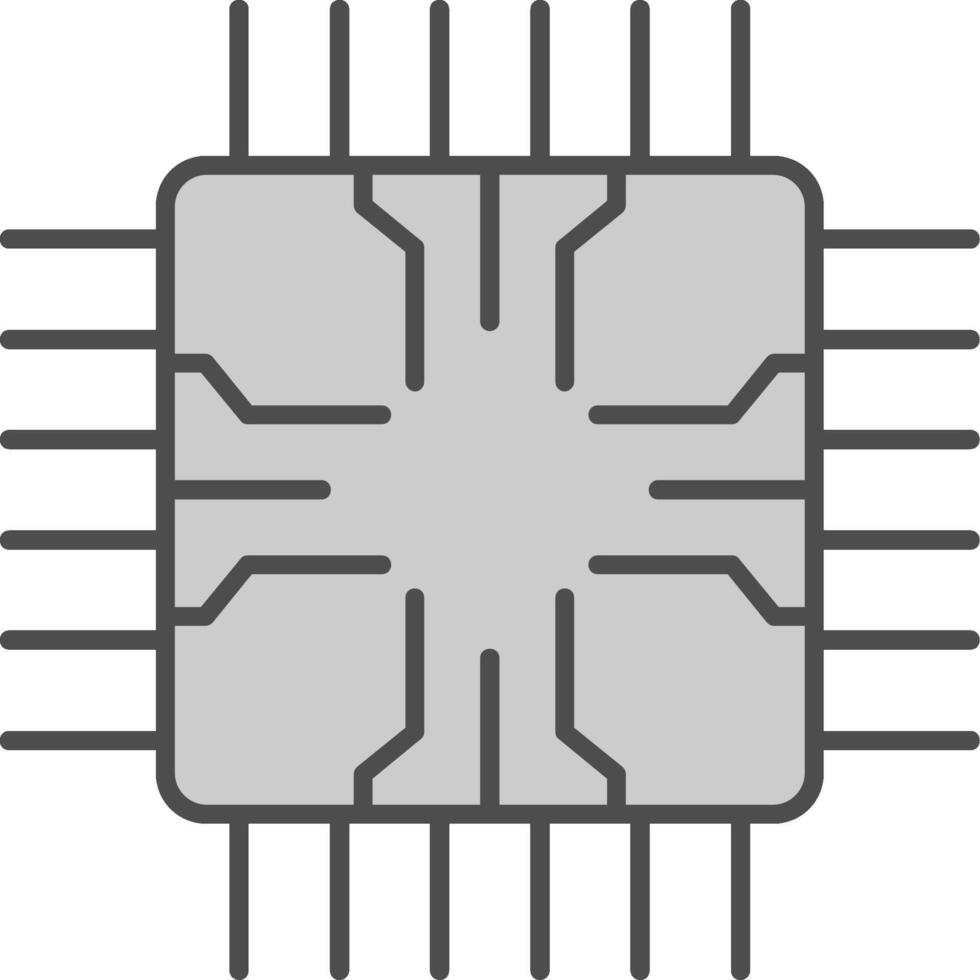 Chip Fillay Icon vector