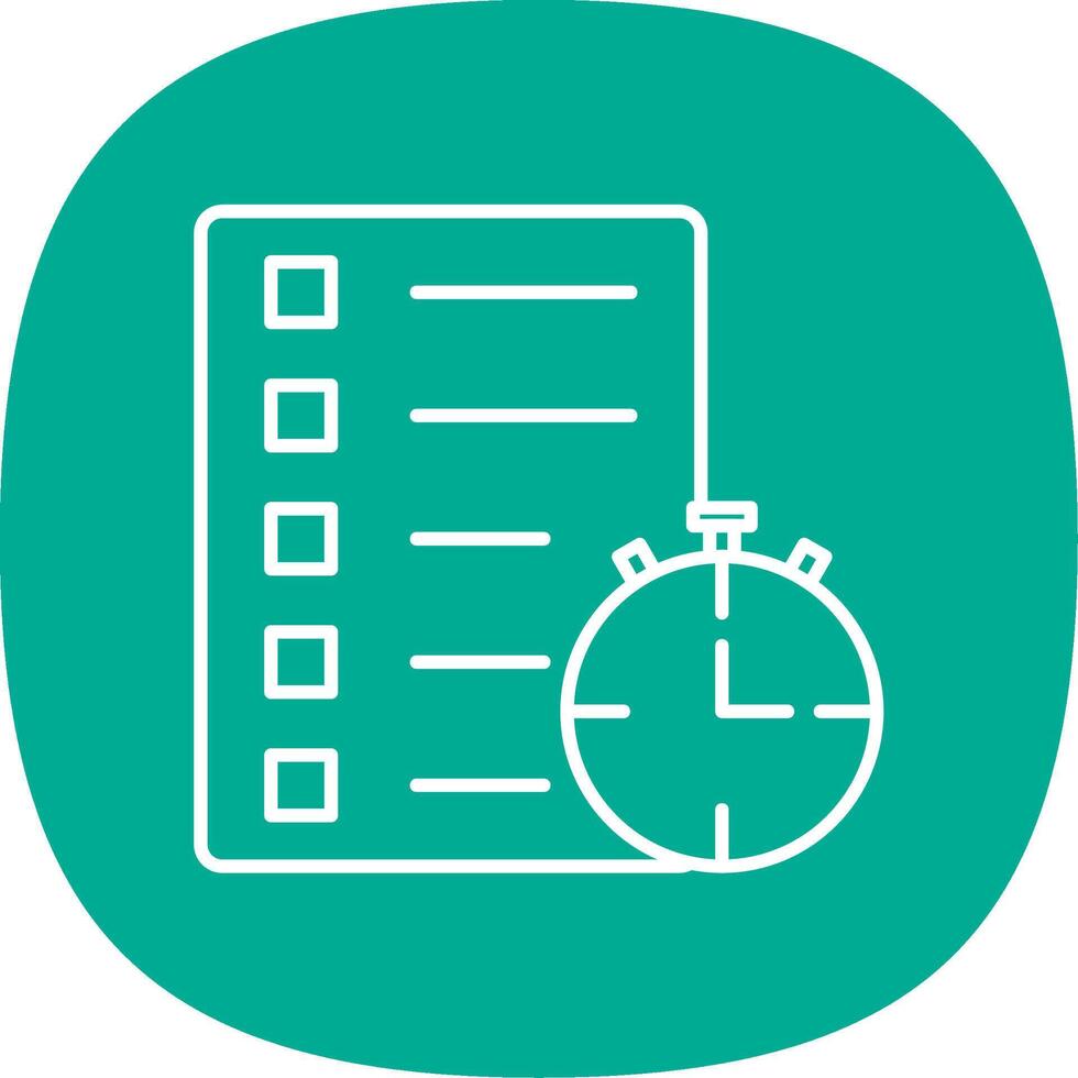 Track Of Time Line Curve Icon vector