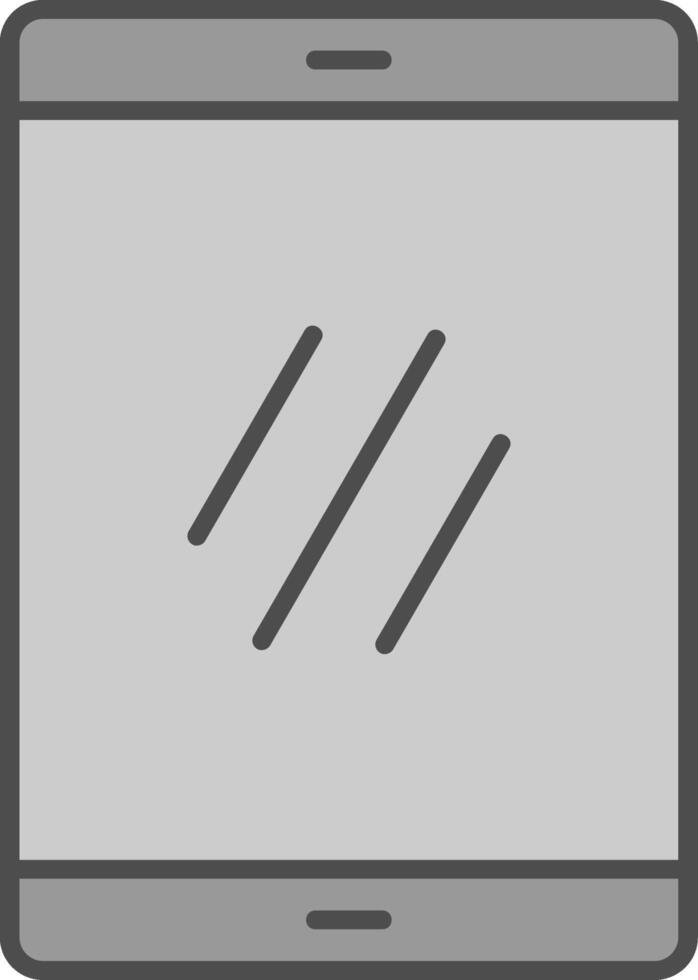 Smartphone Fillay Icon vector