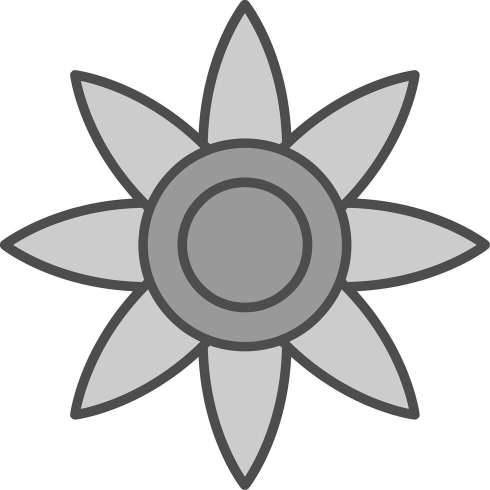 Poinsettia Fillay Icon vector
