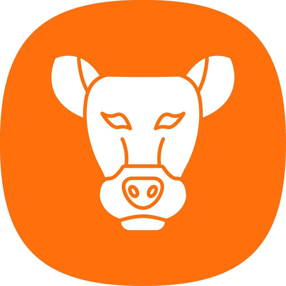 Llama Line Two Color Icon vector