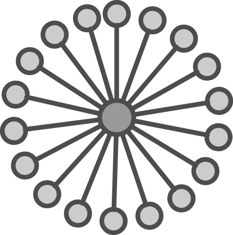 Mimosa Fillay Icon vector