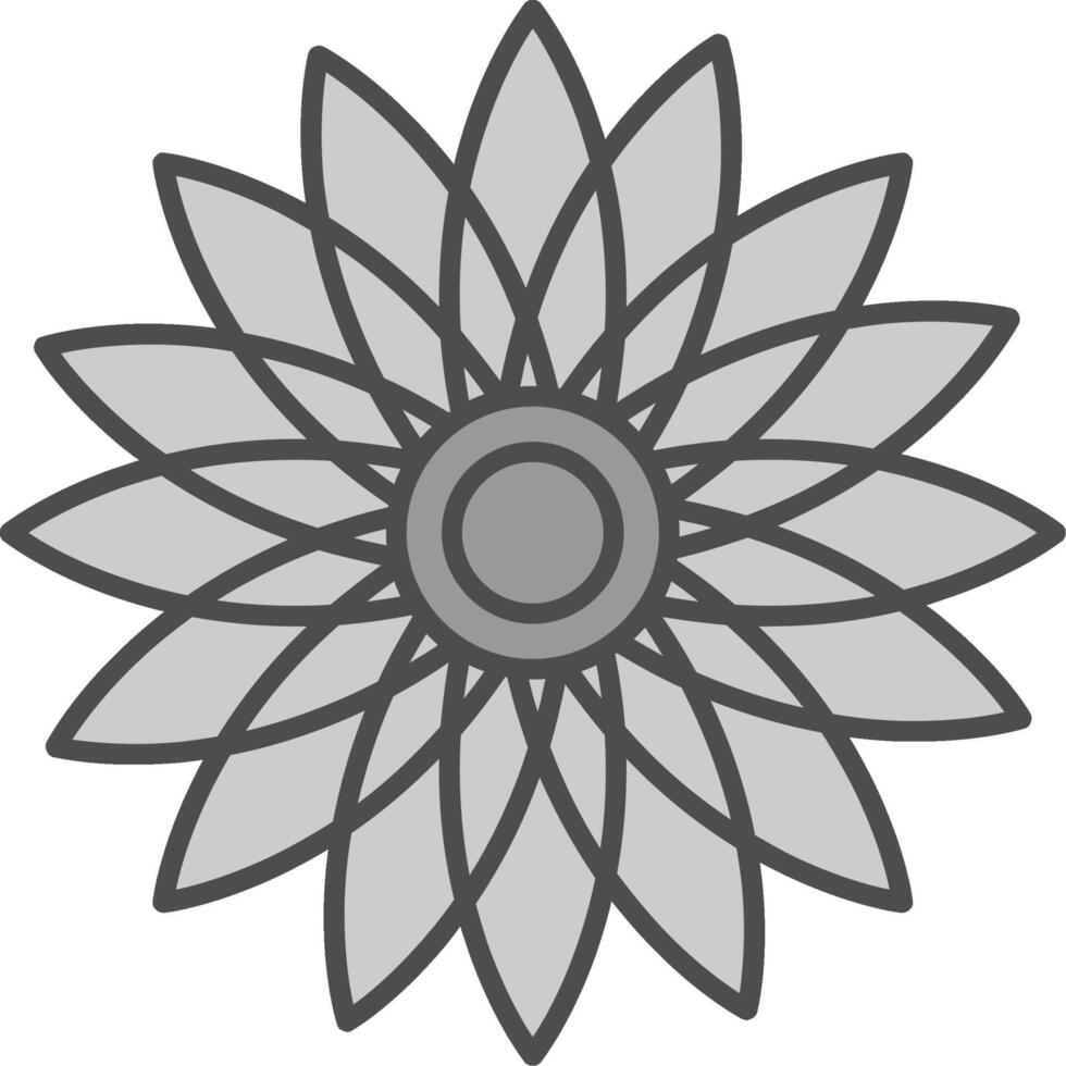 Sunflower Fillay Icon vector