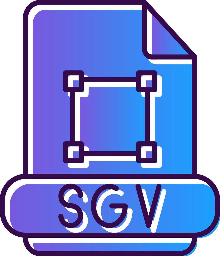 svg degradado lleno icono vector